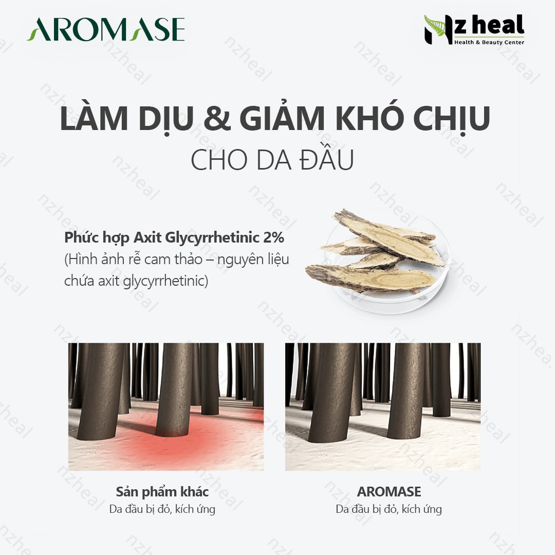 Dầu gội làm sạch sâu da đầu dạng lỏng Aromase 5α Juniper Scalp Purifying Liquid Shampoo 80ml 7