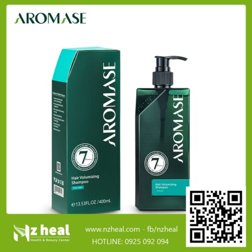 Dầu gội ngăn rụng và hỗ trợ mọc tóc Aromase Hair Volumizing Shampoo 90ml 6