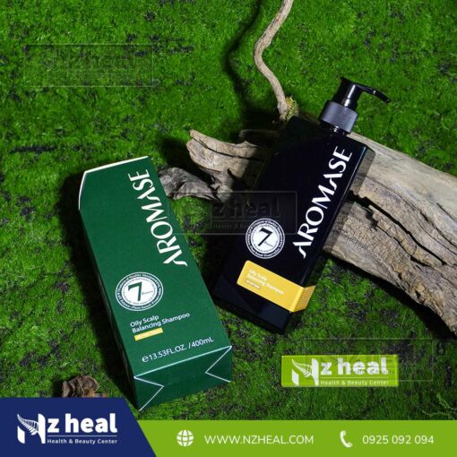 Dầu gội trị gàu và giảm nhờn da đầu Aromase Oily Scalp Balancing Shampoo 90ml/400ml 33