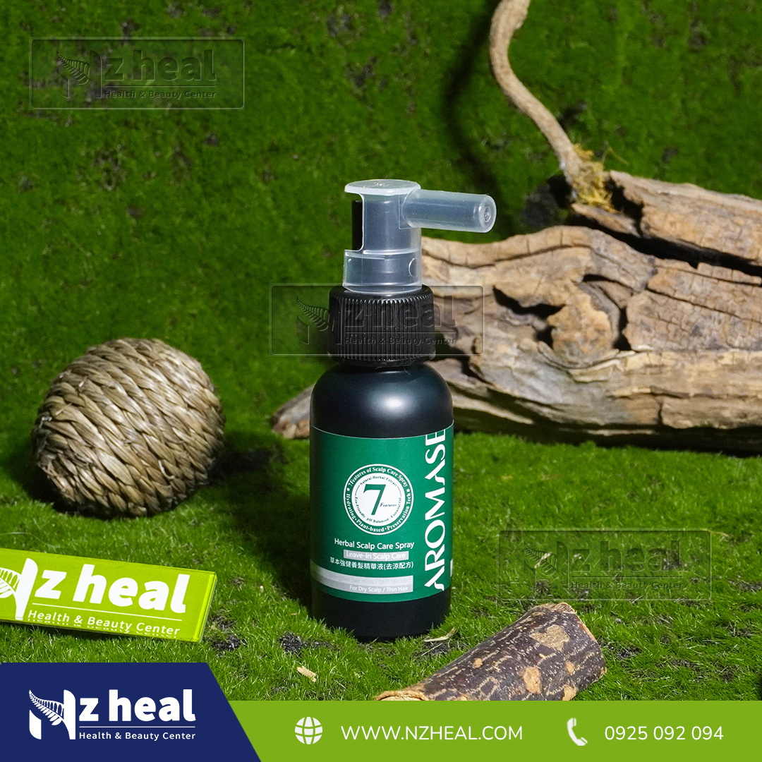 Xịt dưỡng tóc và da đầu Aromase Herbal Scalp Care Spray 40ml (da đầu khô) 5