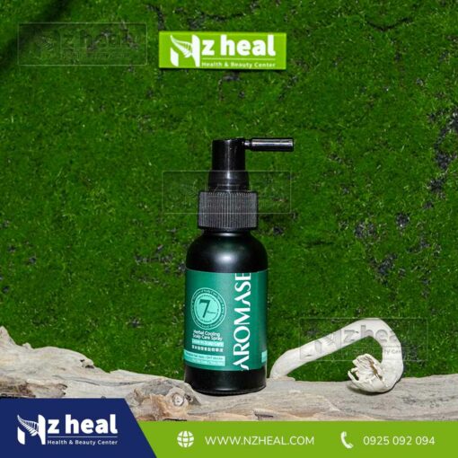 Xịt dưỡng tóc và làm dịu viêm da đầu Aromase Herbal Cooling Scalp Care Spray 40ml (da đầu dầu) 3
