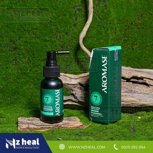 Xịt dưỡng tóc và làm dịu viêm da đầu Aromase Herbal Cooling Scalp Care Spray 40ml (da đầu dầu) 5