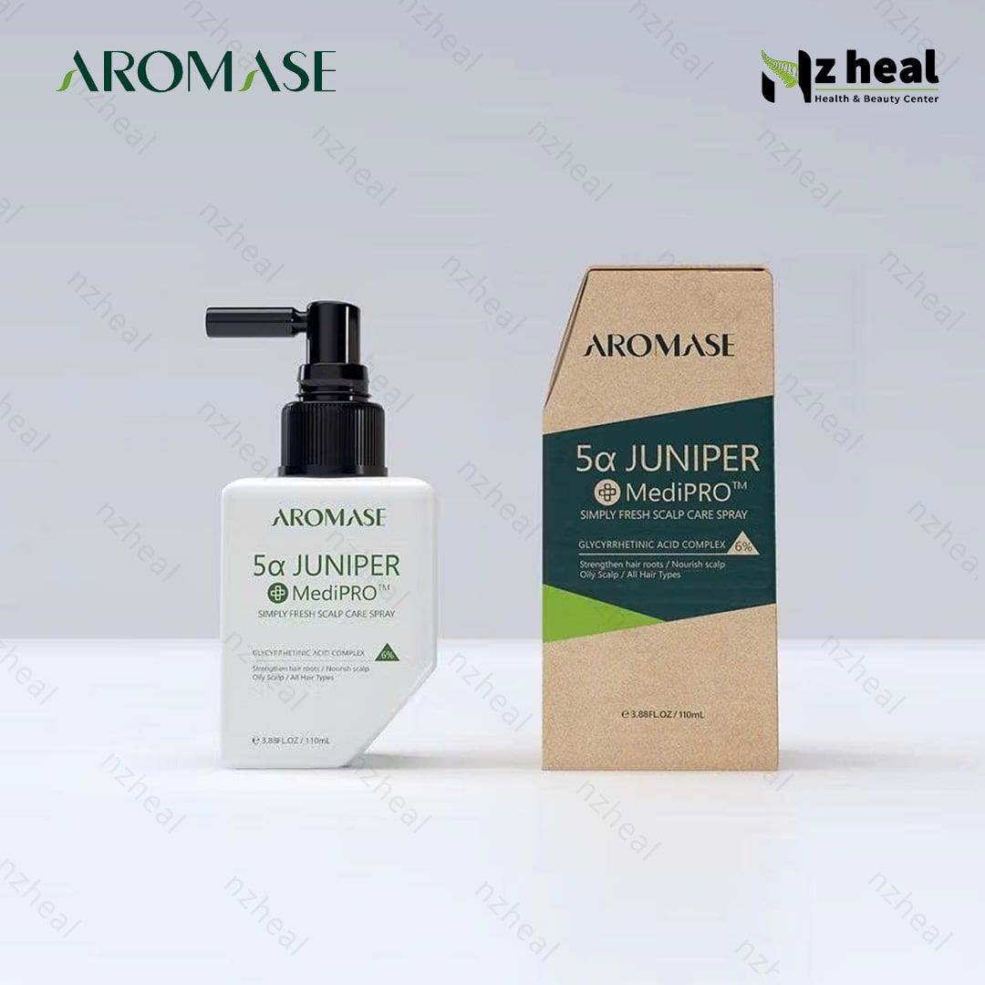 Xịt dưỡng và giảm viêm da đầu chuyên sâu Aromase 5α Juniper MediPRO Simply Fresh Spray 110ml 6