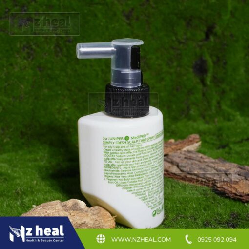Xịt dưỡng và giảm viêm da đầu chuyên sâu Aromase 5α Juniper MediPRO Simply Fresh Spray 110ml 3