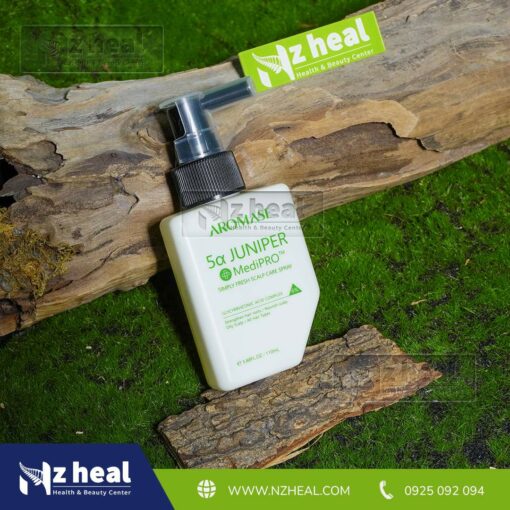 Xịt dưỡng và giảm viêm da đầu chuyên sâu Aromase 5α Juniper MediPRO Simply Fresh Spray 110ml 4