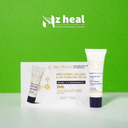 [Sample] Kem chống lão hoá & sáng da DermEden Night Protocole Intense Night Cream 3ml 3
