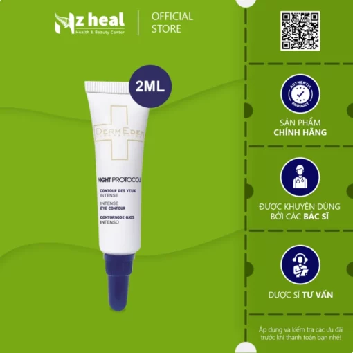[SAMPLE] Kem dưỡng mắt, giảm quầng thâm DermEden Night Protocole Intense Eye Contour (2ml) 5