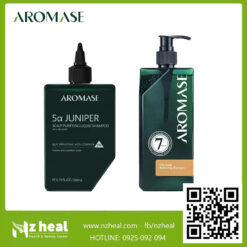 Bộ đôi dầu gội Aromase sạch gàu nhờn: Purifying Liquid + Oily Balancing