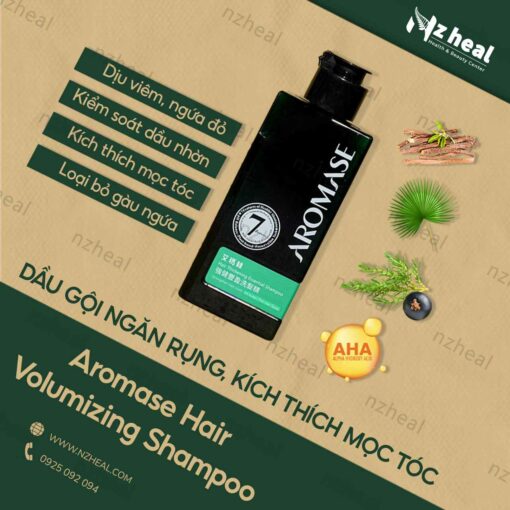 Bộ đôi dầu gội Aromase ngăn rụng, giúp mọc tóc: Purifying Liquid + Hair Volumizing 4