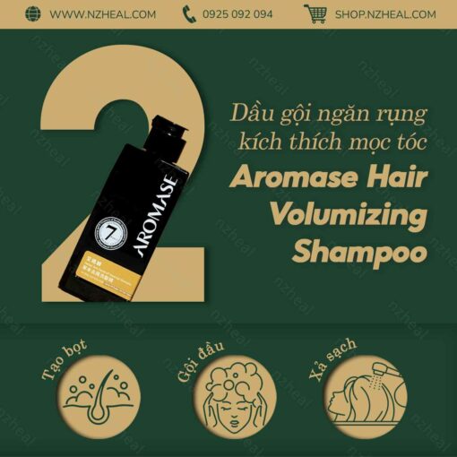 Bộ 3 Aromase giảm nhờn bết, ngăn gàu: Tẩy tế bào chết + Dầu gội + Xịt dưỡng 5