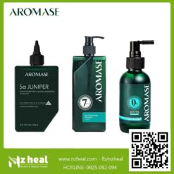 Bộ 3 Aromase giảm rụng, tăng cường mọc tóc: Tẩy tế bào chết + Dầu gội + Xịt dưỡng 5