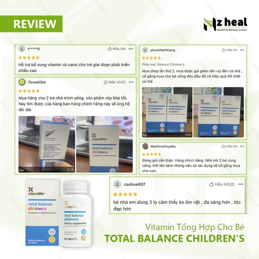 Vì sao ba mẹ nên lựa chọn vitamin Total Balance Children’s Xtend-Life cho con? 4