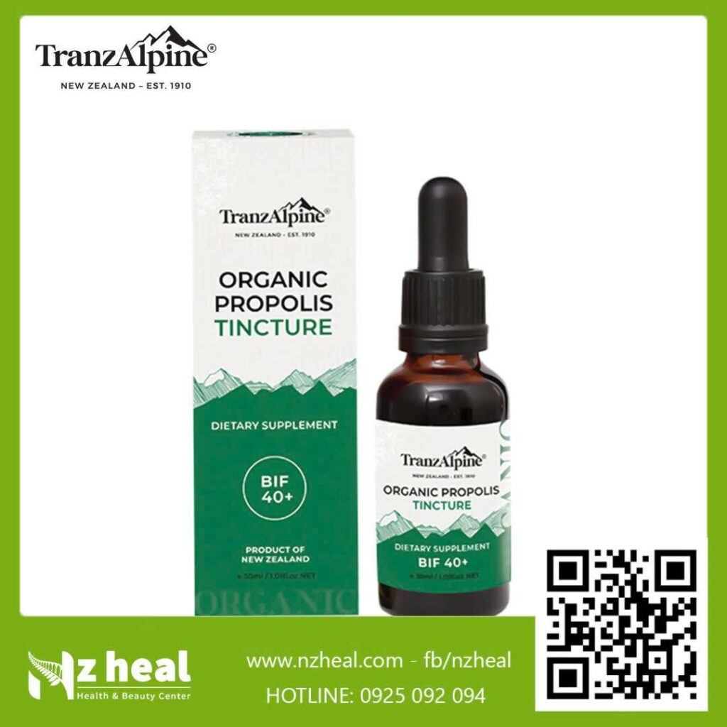 Tinh chất keo ong hữu cơ TranzAlpine Propolis Tincture New Zealand ...