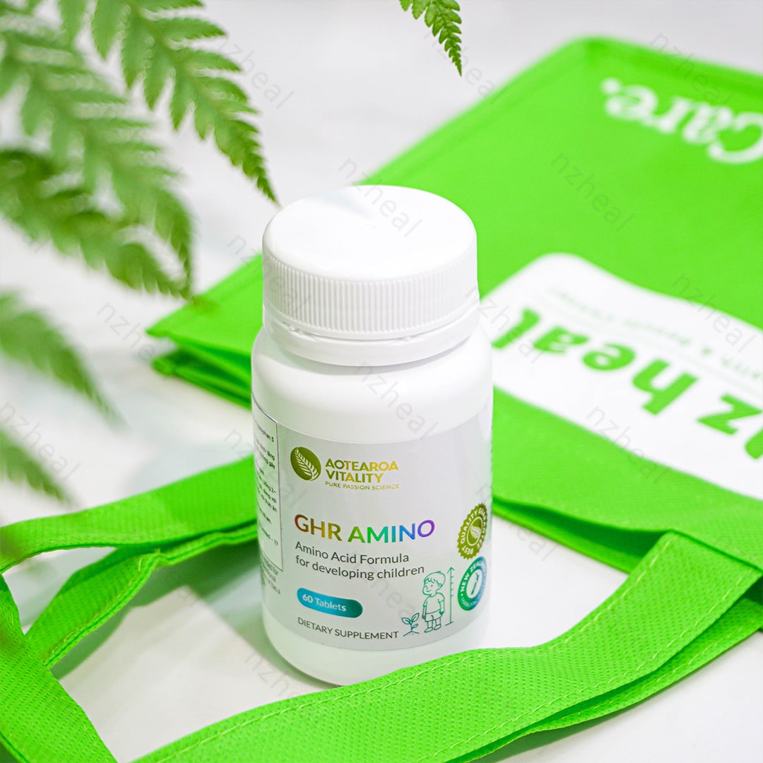 Aotearoa Vitality GHR Amino: Viên uống tăng trưởng toàn diện cho bé (60 viên)