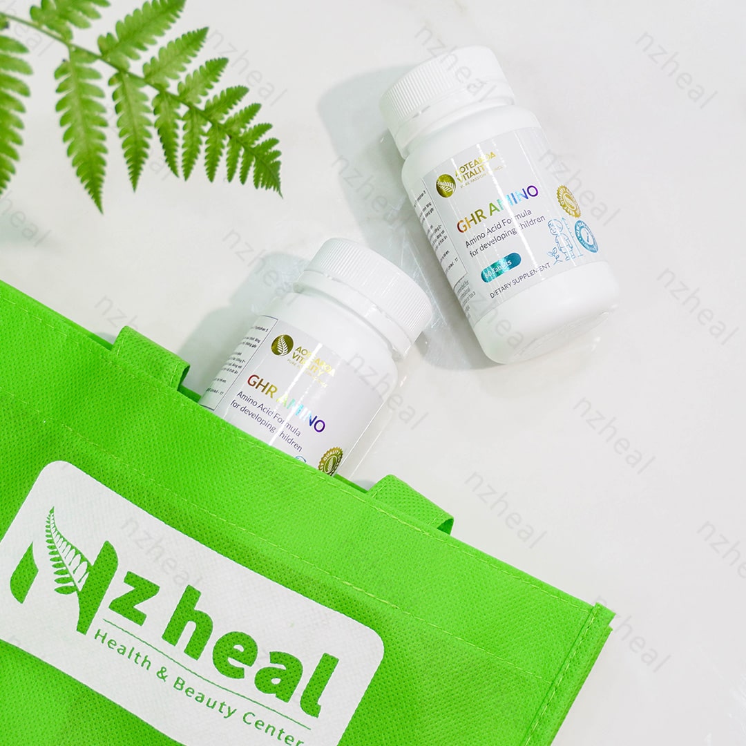 Aotearoa Vitality GHR Amino: Viên uống tăng trưởng toàn diện cho bé (60 viên) 1