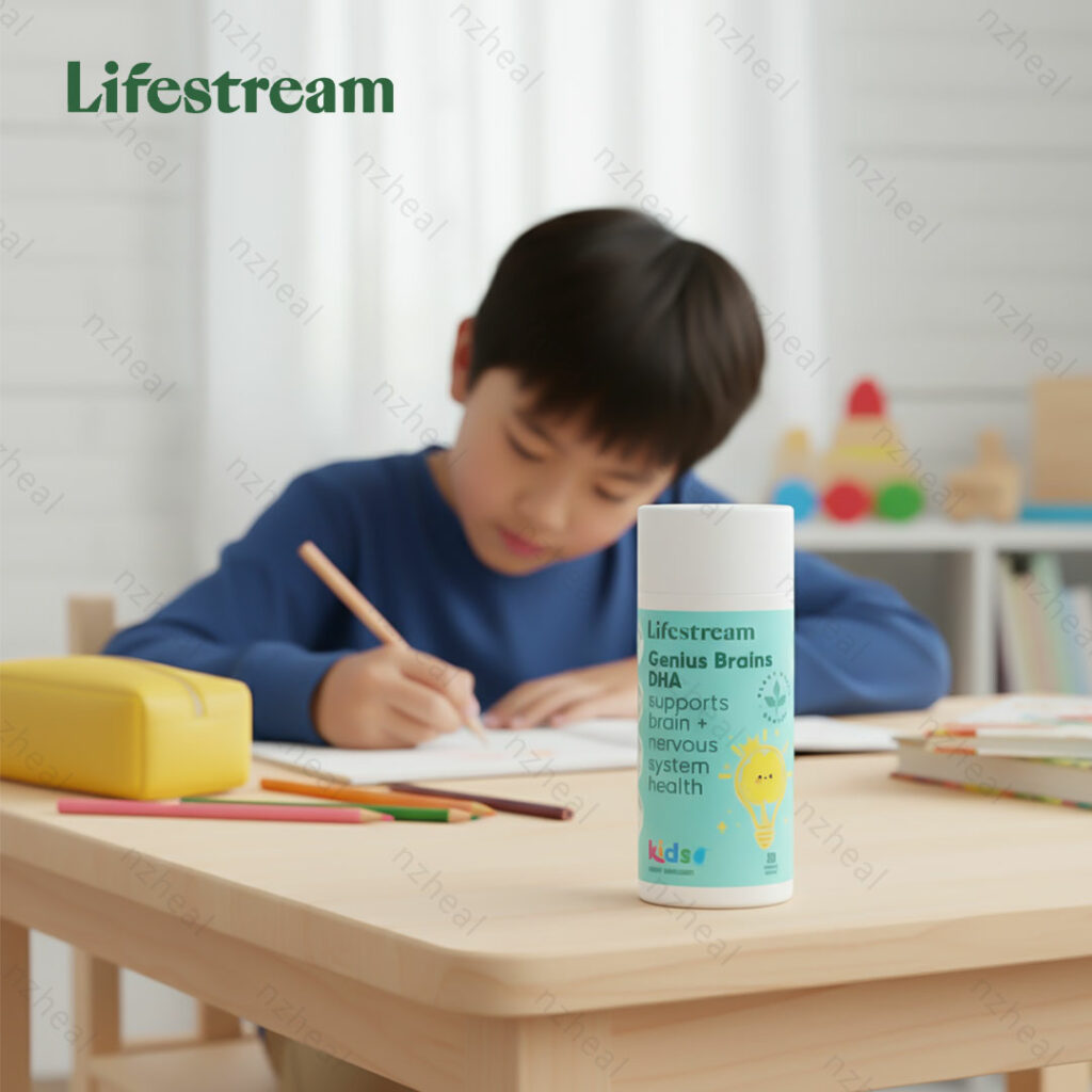Viên uống DHA phát triển trí não cho bé Lifestream Genius Brains Kids ...