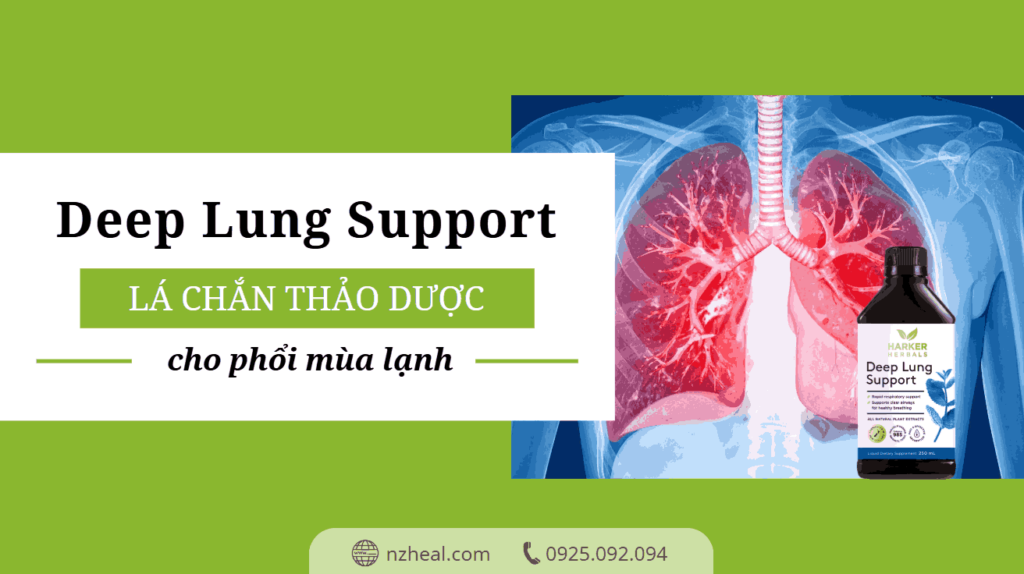 Harker Herbals Deep Lung Support: Lá chắn thảo dược cho phổi mùa lạnh 1