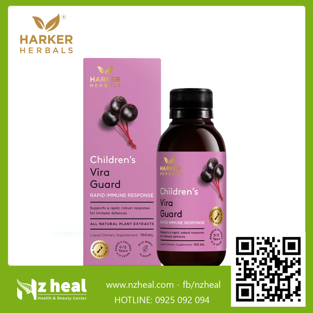 siro-tang-de-khang-cho-tre-harker-herbals-childrens-vira-guard-100ml1 Siro tăng đề kháng cho trẻ Harker Herbals Children's Vira Guard 100ml 1