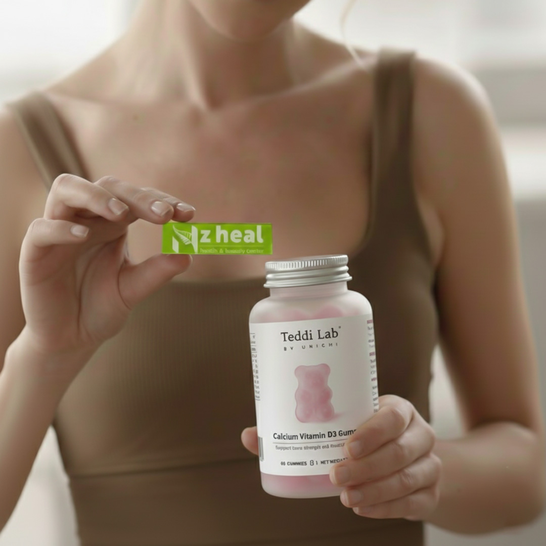 Unichi Calcium Vitamin D3 Gummy: Kẹo tăng cường Canxi + Vitamin D3 chắc khỏe xương (60 viên) 7