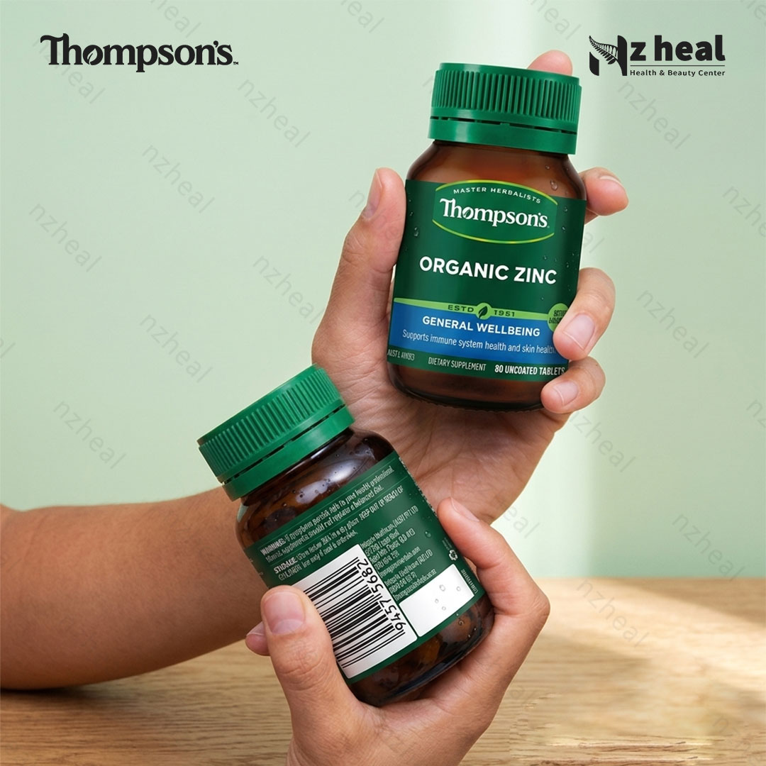 Viên uống kẽm hữu cơ Thompson’s Organic Zinc 80 viên 4