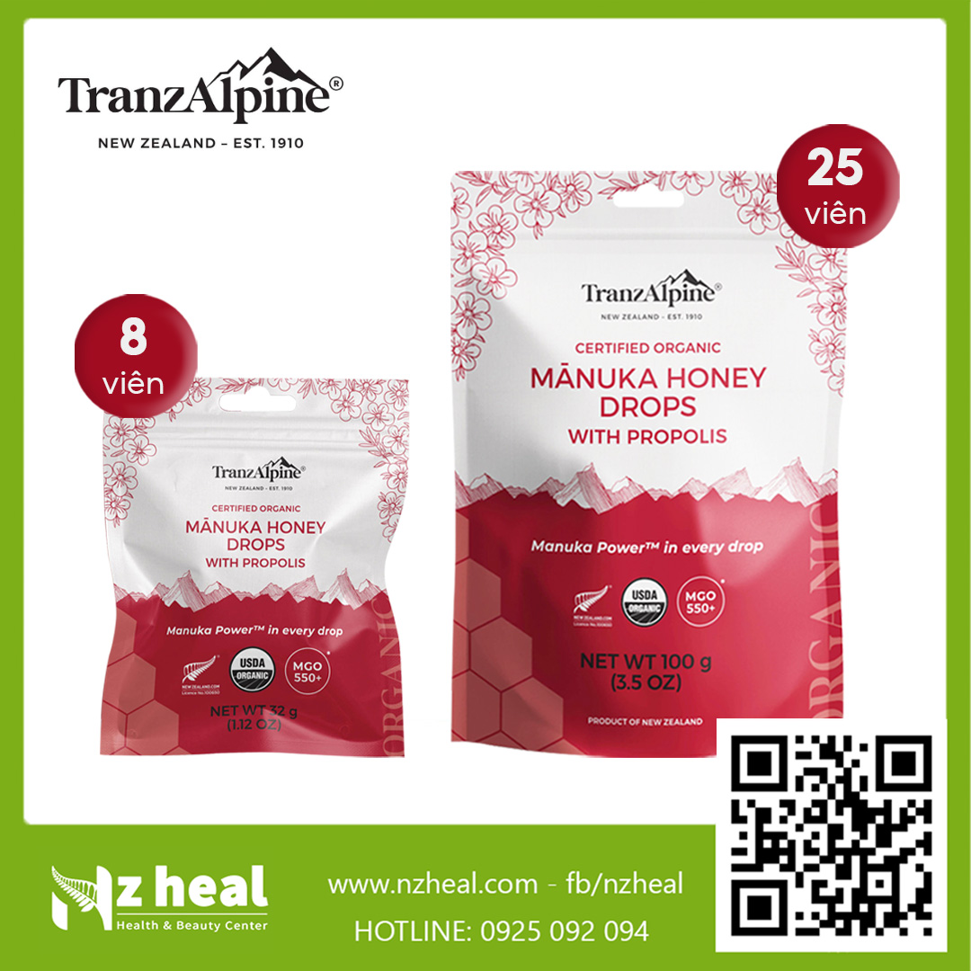 keo-ngam-mat-ong-tranzalpine-manuka-honey-drops-mgo550-8-vien-25-vien (4) Kẹo ngậm mật ong TranzAlpine Manuka Honey Drops MGO550+ (8 viên/ 25 viên) 4