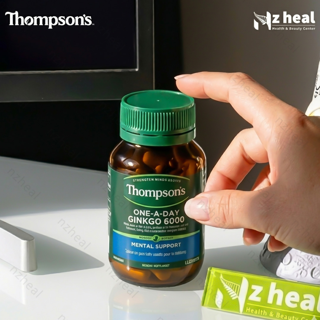 Viên uống bổ não Thompson’s One-A-Day Ginkgo 6000mg (60 viên)