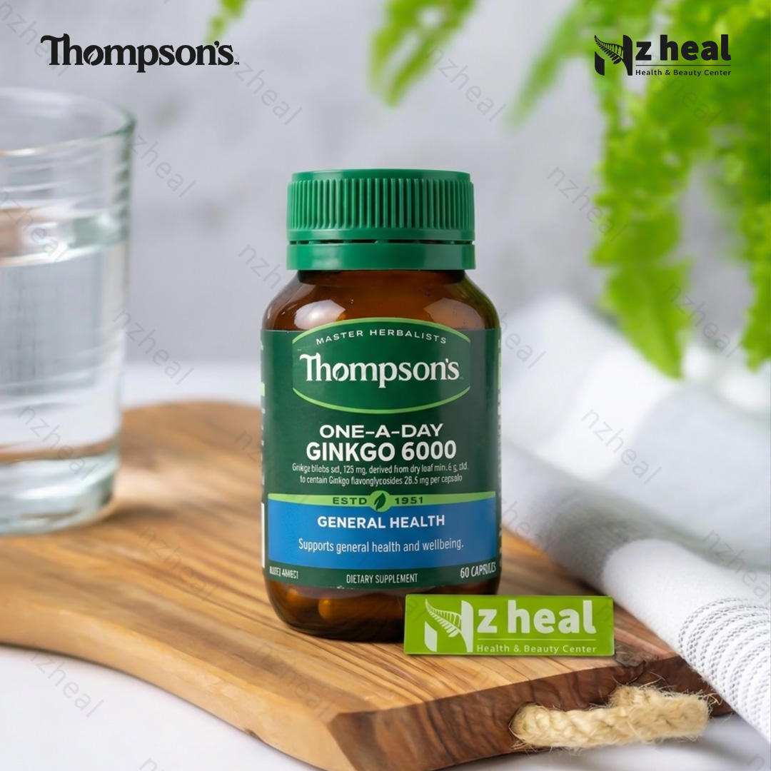 Viên uống bổ não Thompson’s One-A-Day Ginkgo 6000mg (60 viên)