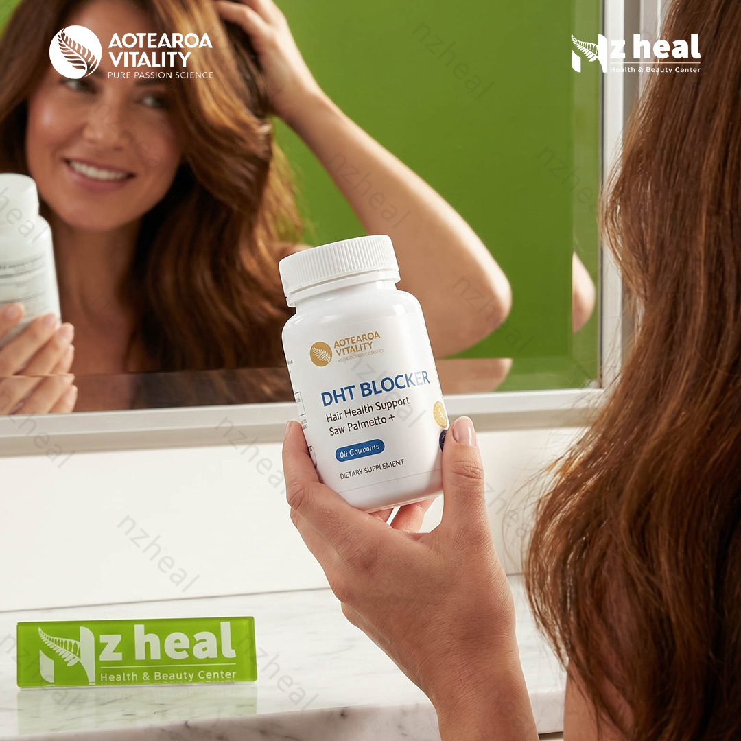 Chặn DHT – chìa khóa ngăn rụng tóc từ gốc với Aotearoa Vitality DHT Blocker 2