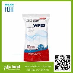 Khăn lau kiểm soát mùi và mồ hôi toàn thân Neat Feat Neat 3B Antiperspirant Body Wipes (30 khăn)